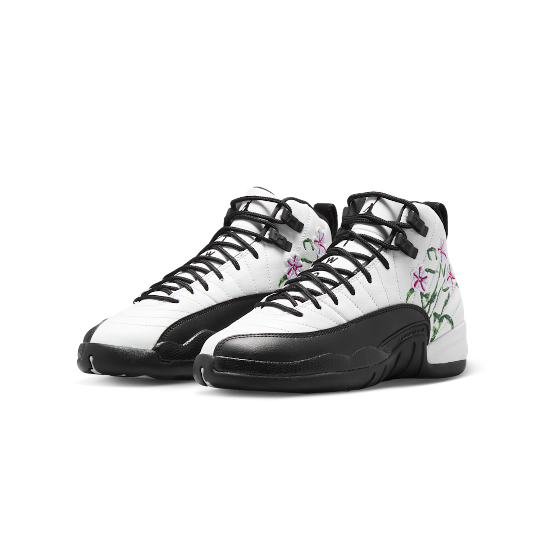 Overkicks - Air Jordan 12 Retro Floral (GS) (DR6956-100) - imagen 2
