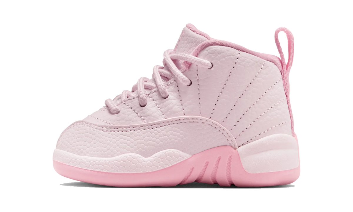 Overkicks - Air Jordan 12 Retro Pearl Pink (TD) (819666-600) - vista lateral