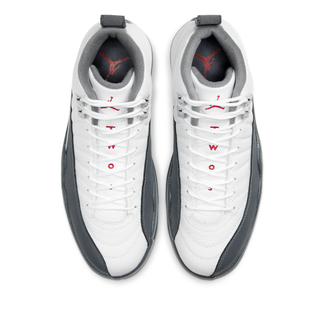 Overkicks - Air Jordan 12 Retro White Dark Grey (130690-160) - par completo