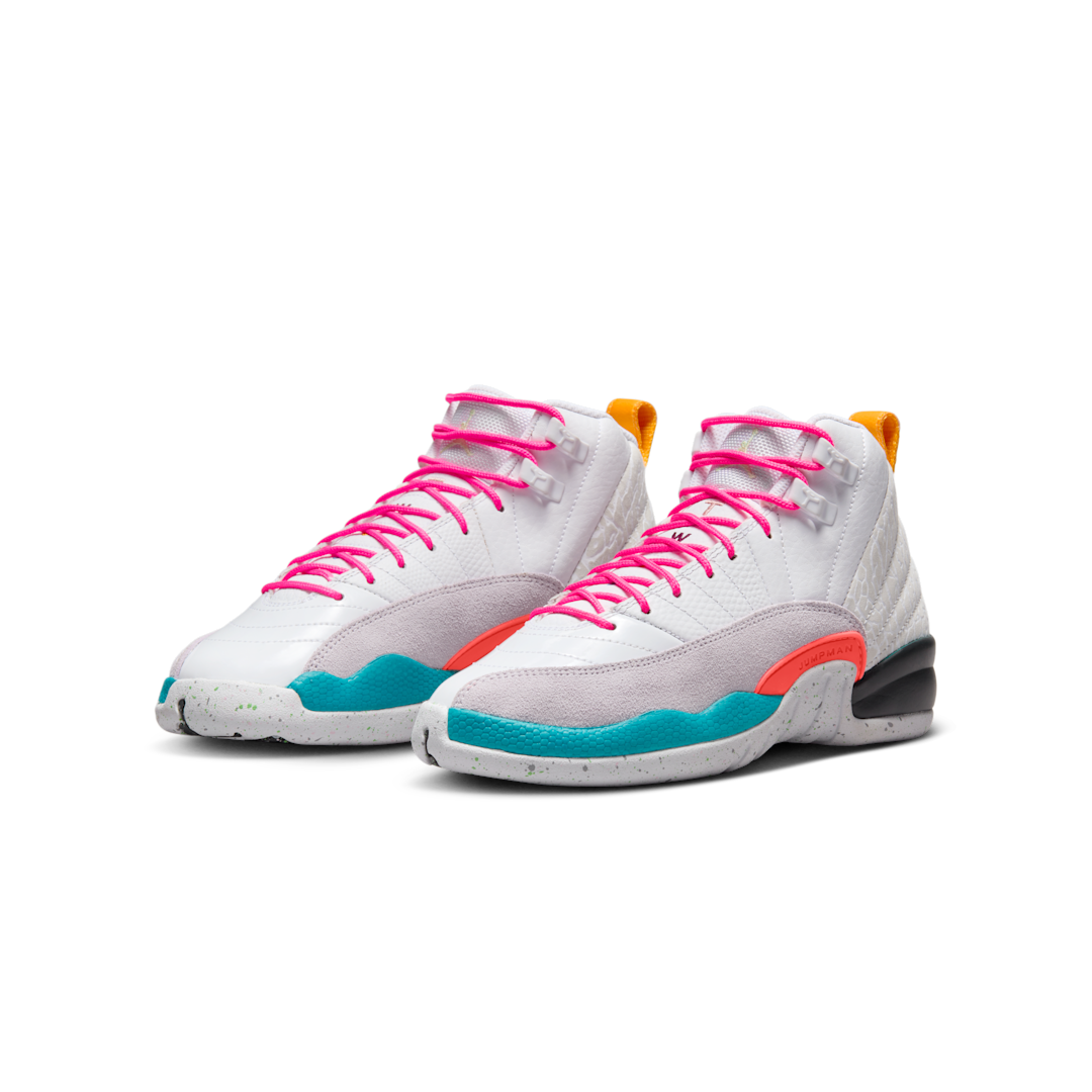 Overkicks - Air Jordan 12 Retro White Vapor Green (GS) (153265-130) - imagen 2