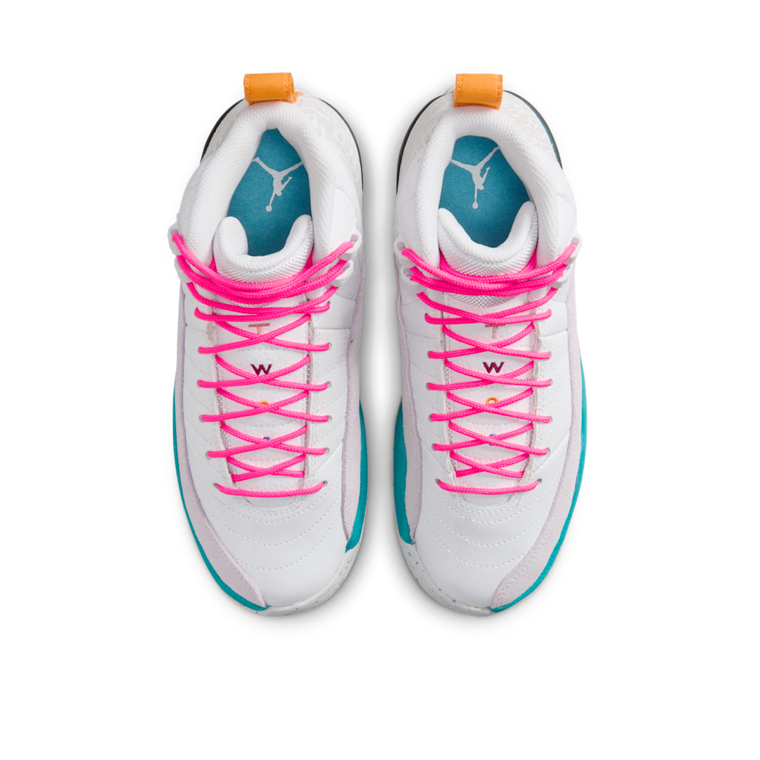 Overkicks - Air Jordan 12 Retro White Vapor Green (GS) (153265-130) - imagen 3