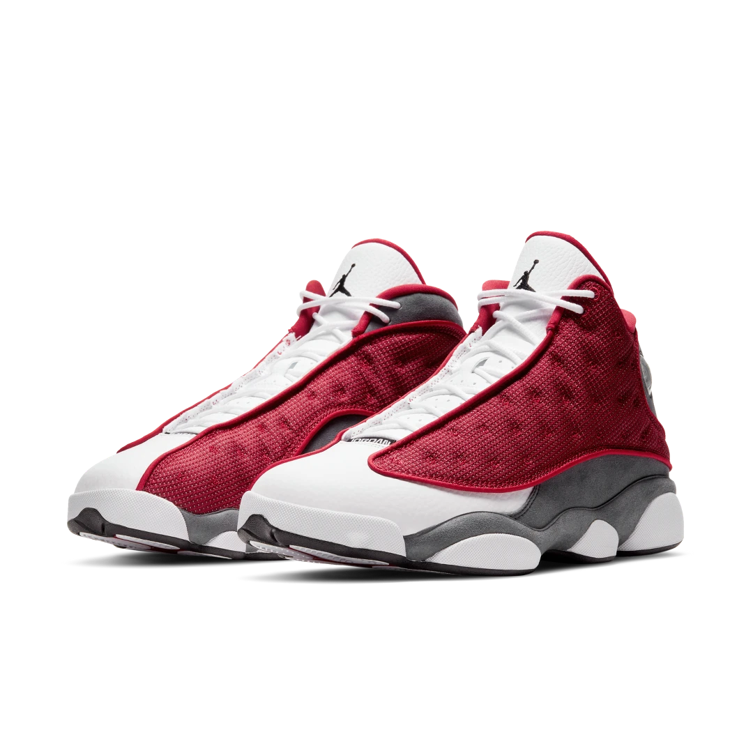 Overkicks - Air Jordan 13 Retro Gym Red Flint Grey (DJ5982-600) - vista trasera