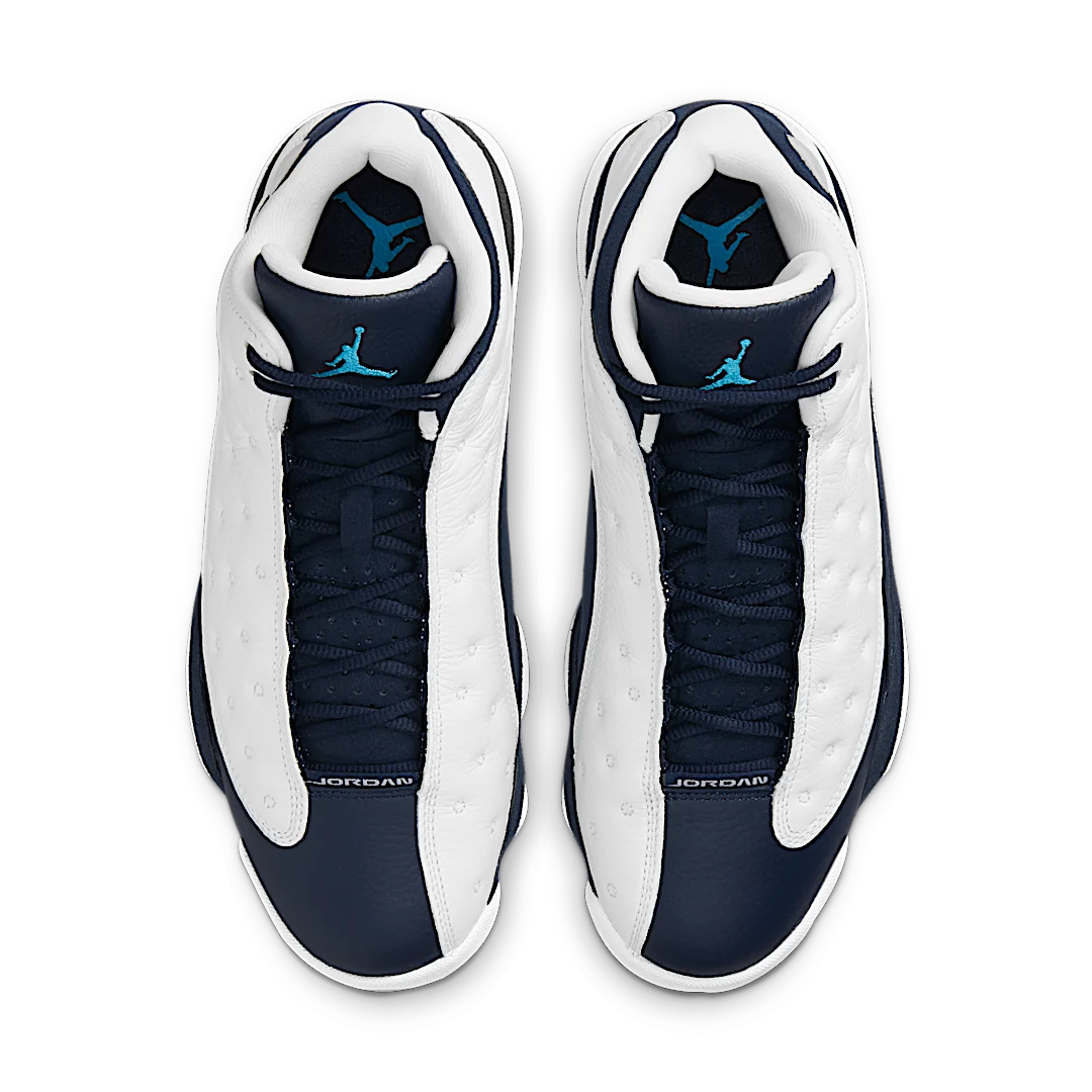 Overkicks - Air Jordan 13 Retro Obsidian Powder Blue White (414571-144) - par completo