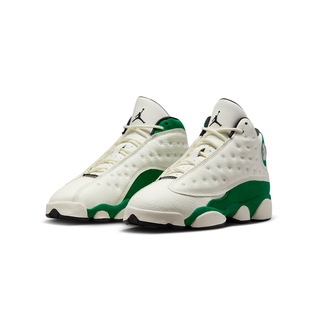 Overkicks - Air Jordan 13 Retro Sail Pine Green (GS) (HQ0780-103) - imagen 2