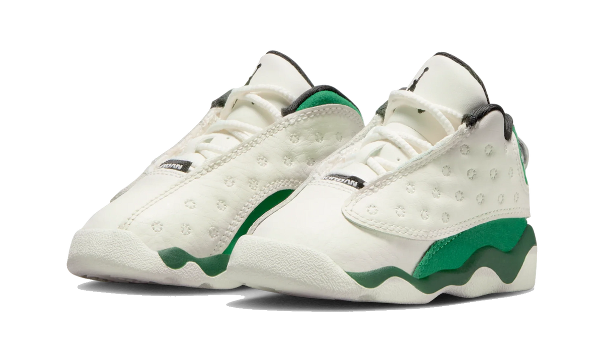 Overkicks - Air Jordan 13 Retro Sail Pine Green (TD) (HQ0781-103) - imagen 2
