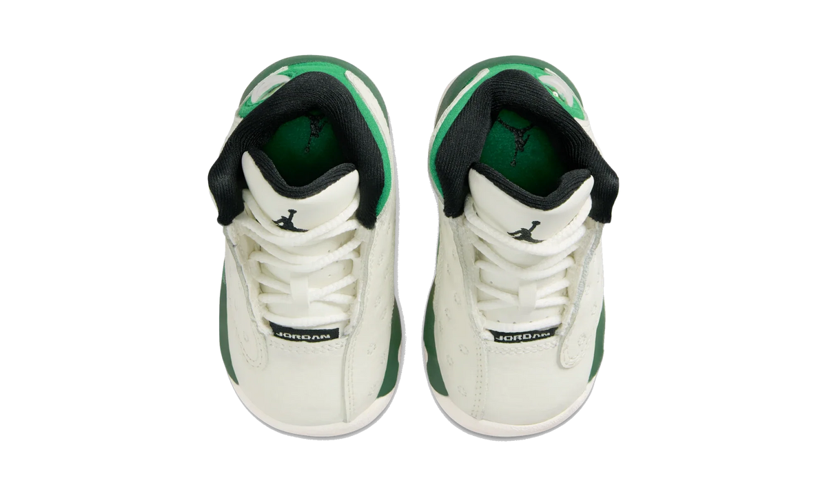 Overkicks - Air Jordan 13 Retro Sail Pine Green (TD) (HQ0781-103) - imagen 5