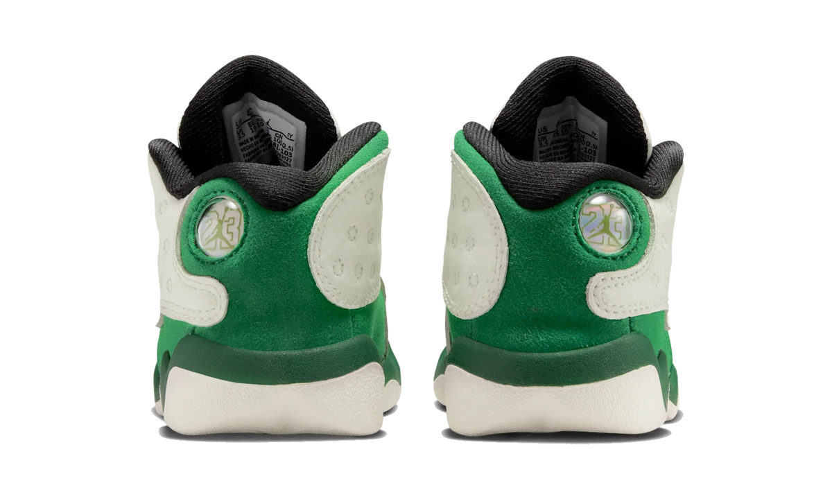 Overkicks - Air Jordan 13 Retro Sail Pine Green (TD) (HQ0781-103) - imagen 6