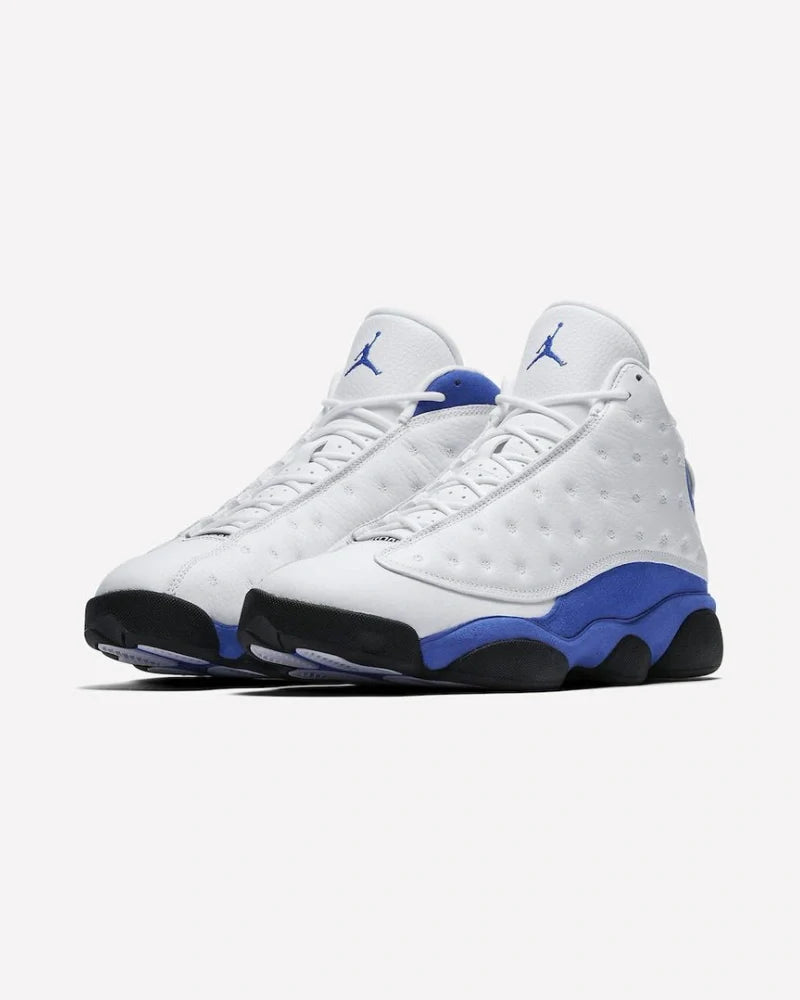 Overkicks - Air Jordan 13 Retro White Hyper Royal Black (414571-117) - imagen 2