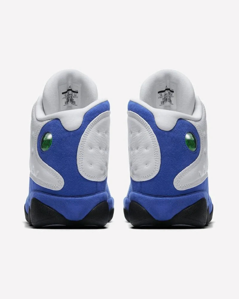 Overkicks - Air Jordan 13 Retro White Hyper Royal Black (414571-117) - imagen 4