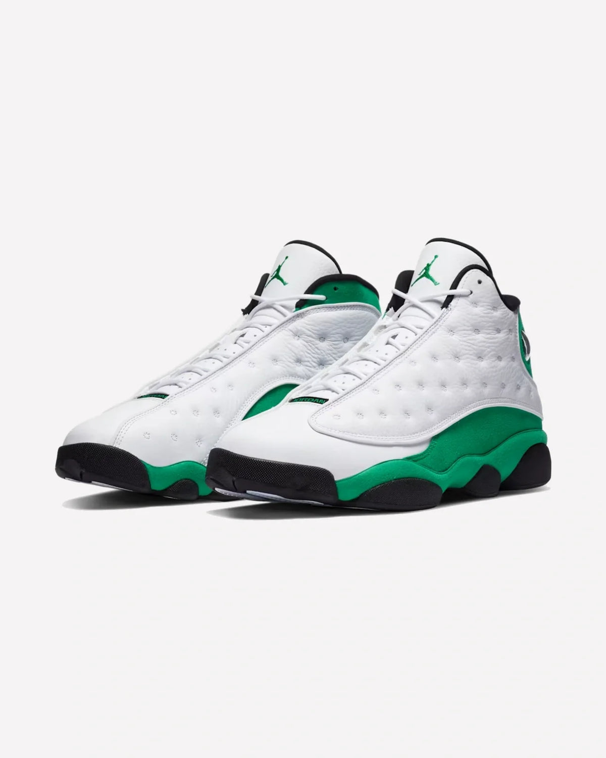 Overkicks - Air Jordan 13 Retro White Lucky Green (DB6537-113/414571-113) - imagen 2
