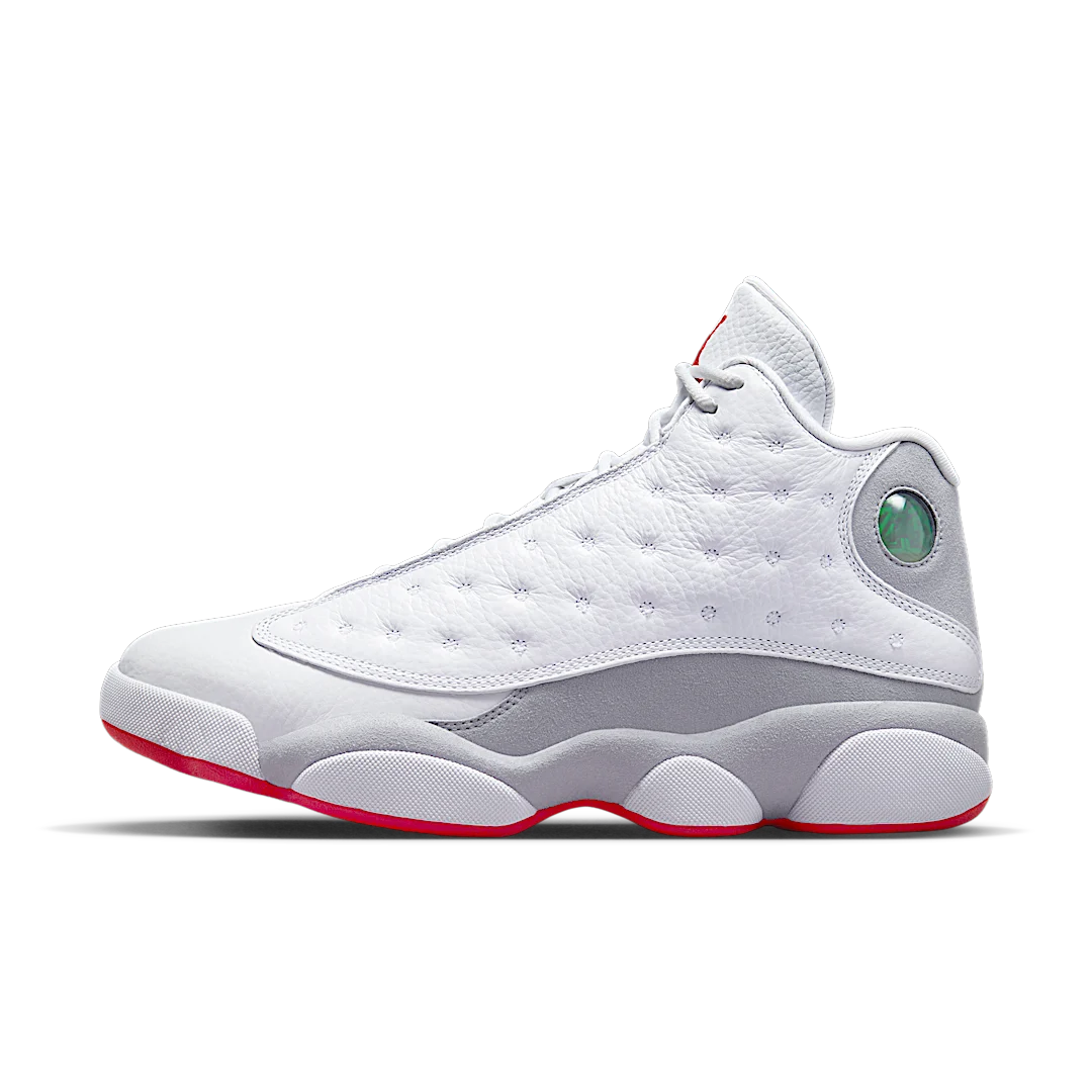 Overkicks - Air Jordan 13 Retro Wolf Grey (414571-160) - vista lateral