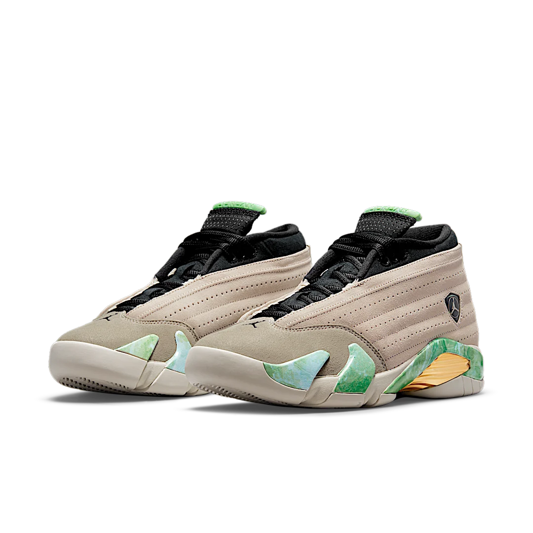 Overkicks - Air Jordan 14 Retro Aleali May Fortune (DJ1034-200) - vista trasera