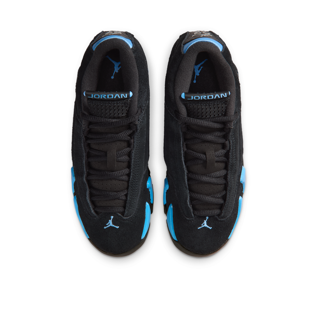 Overkicks - Air Jordan 14 Retro Black University Blue (2026) (GS) (487524-007) - imagen 3
