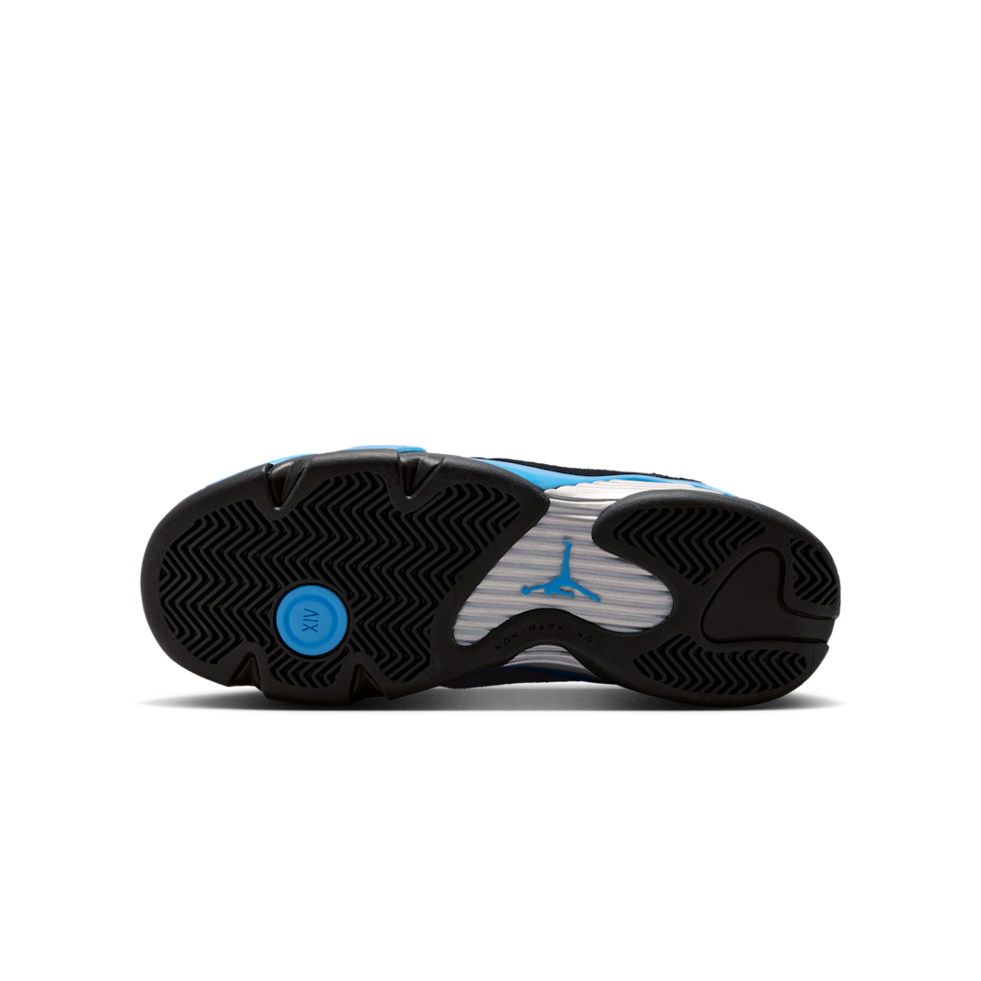 Overkicks - Air Jordan 14 Retro Black University Blue (2026) (GS) (487524-007) - imagen 4