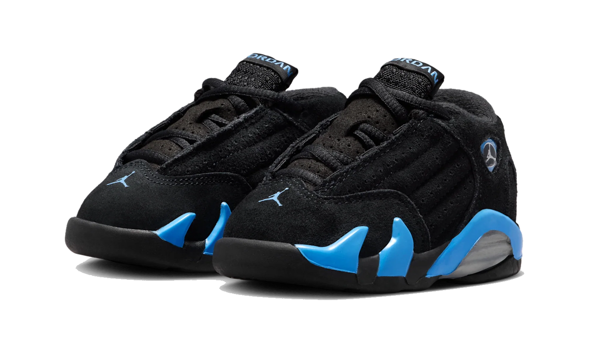 Overkicks - Air Jordan 14 Retro Black University Blue (2026) (TD) (312093-007) - imagen 2