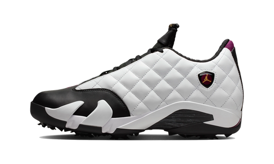 Overkicks - Air Jordan 14 Retro Golf NRG Bordeaux (IB1828-100) - vista lateral