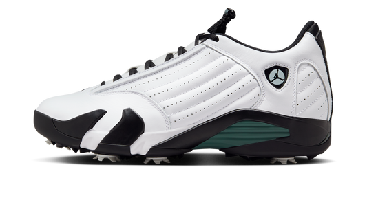 Overkicks - Air Jordan 14 Retro Golf Oxidized Green (HJ7710-100) - vista lateral