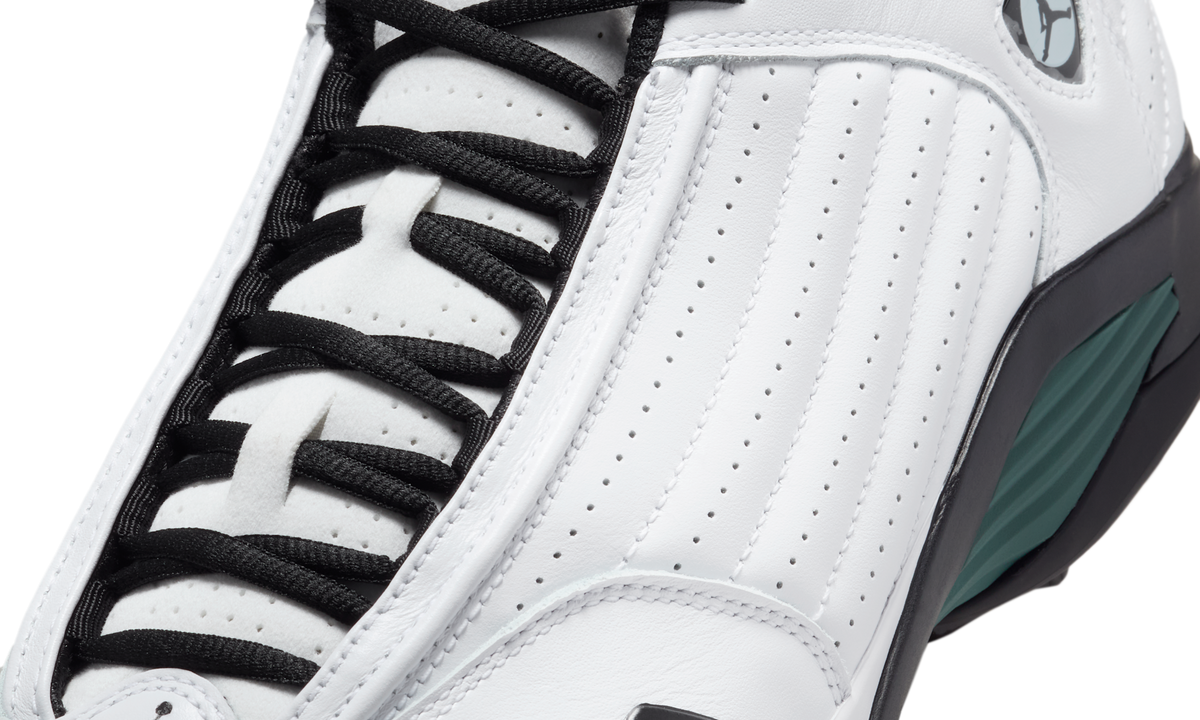 Overkicks - Air Jordan 14 Retro Golf Oxidized Green (HJ7710-100) - detalle lateral interior