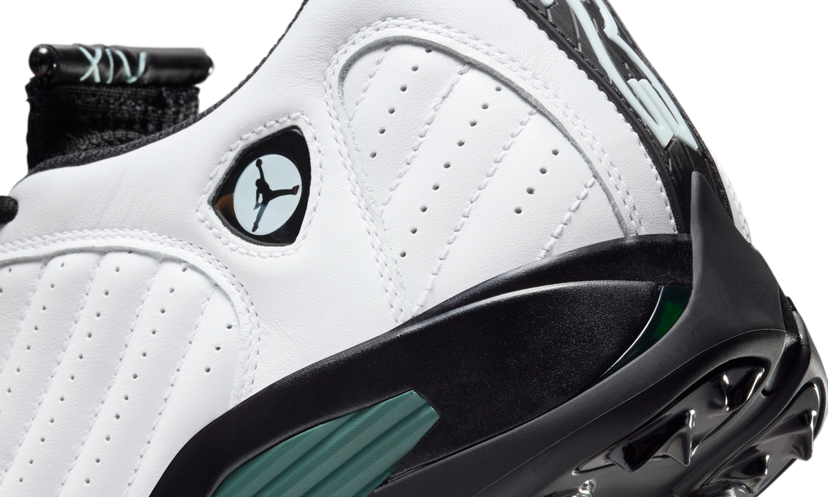Overkicks - Air Jordan 14 Retro Golf Oxidized Green (HJ7710-100) - detalle