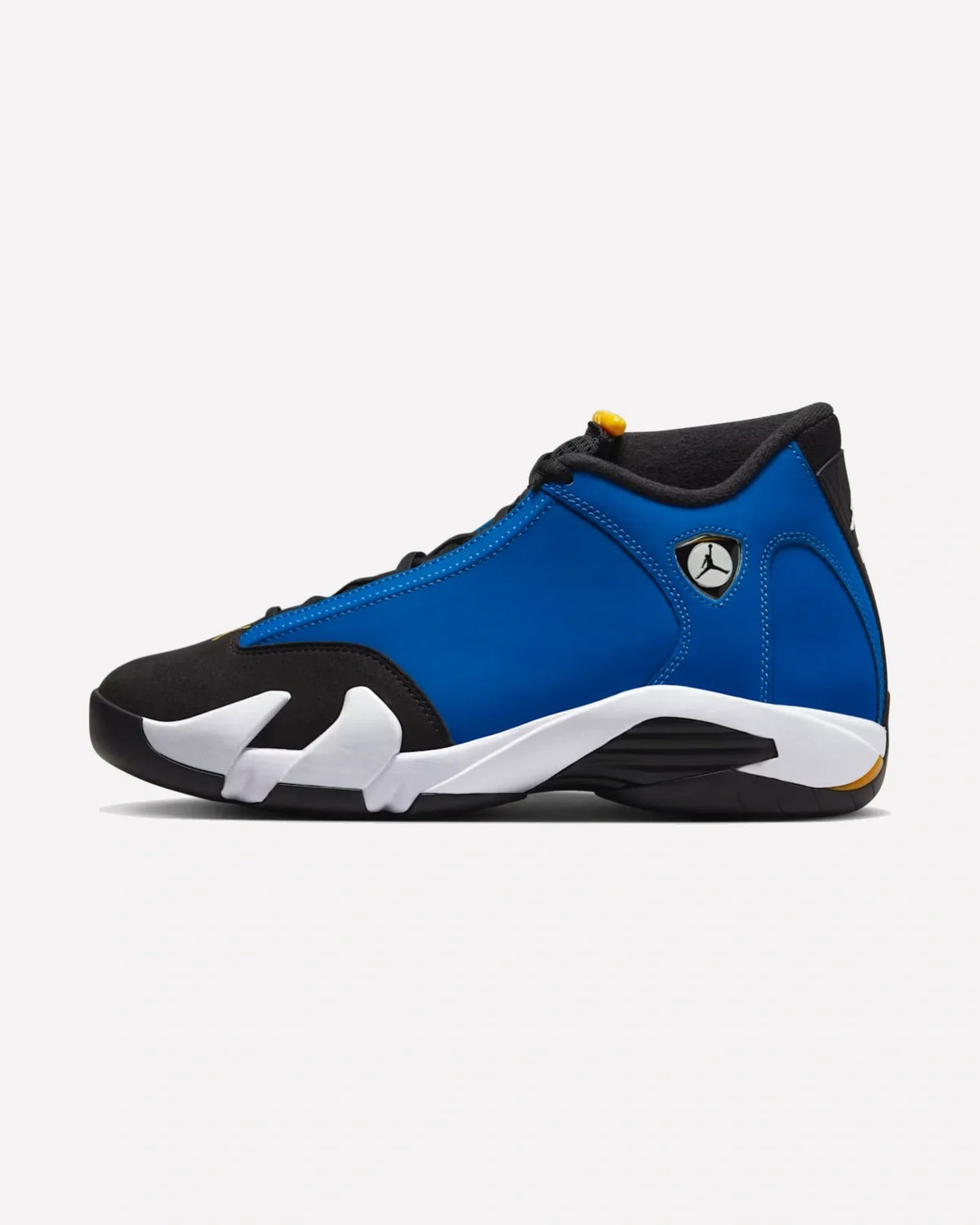 Overkicks - Air Jordan 14 Retro Laney (2023) (487471-407) - vista lateral