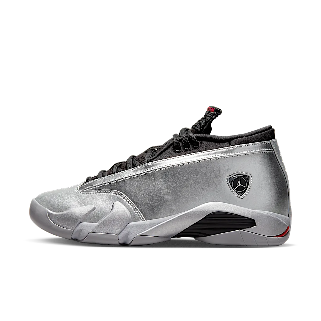 Overkicks - Air Jordan 14 Retro Metallic Silver (DH4121-060) - vista lateral