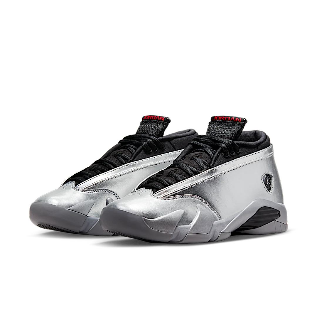 Overkicks - Air Jordan 14 Retro Metallic Silver (DH4121-060) - vista trasera