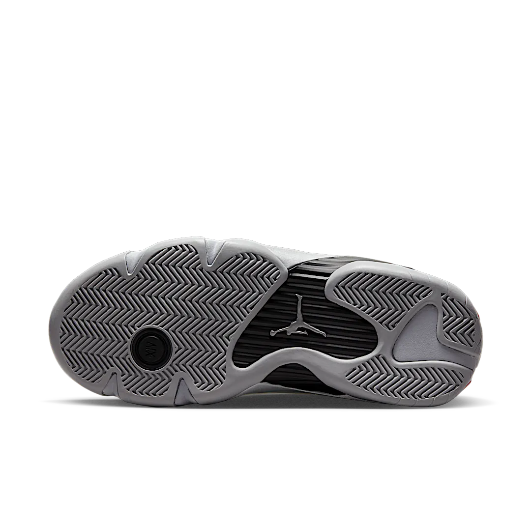 Overkicks - Air Jordan 14 Retro Metallic Silver (DH4121-060) - detalle suela