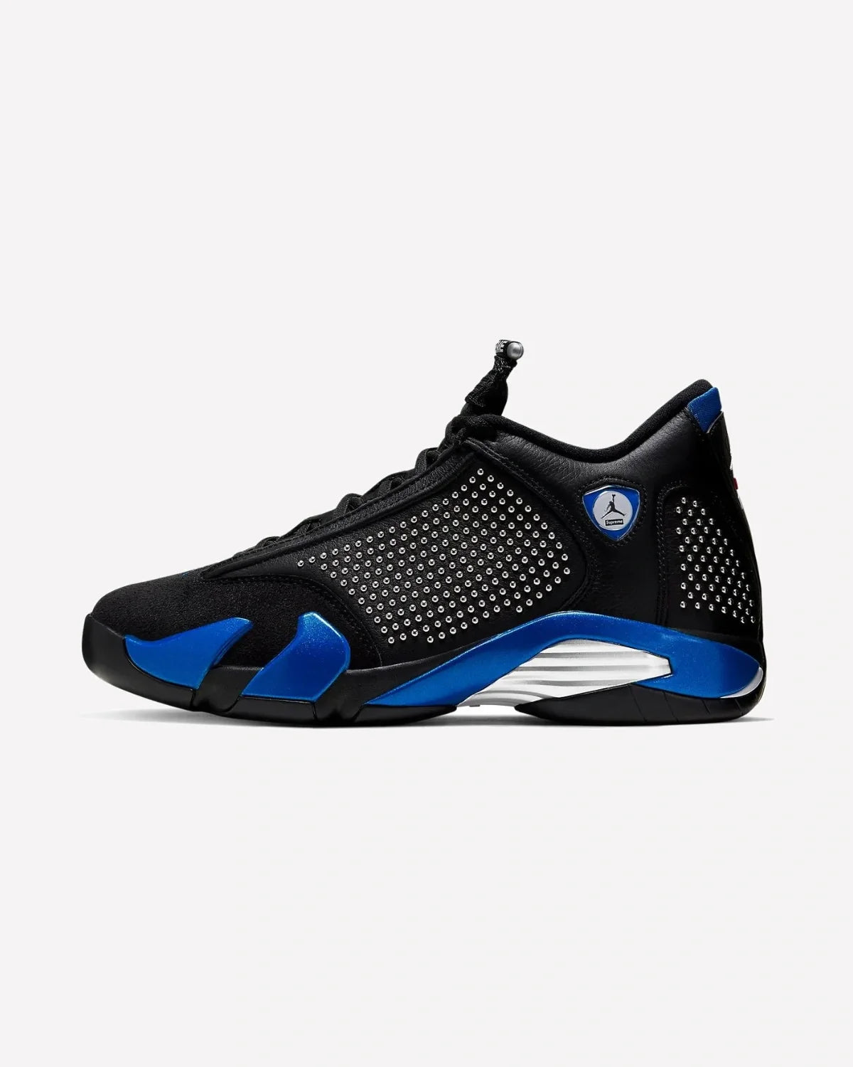Overkicks - Air Jordan 14 Retro Supreme Black (BV7630-004) - vista lateral
