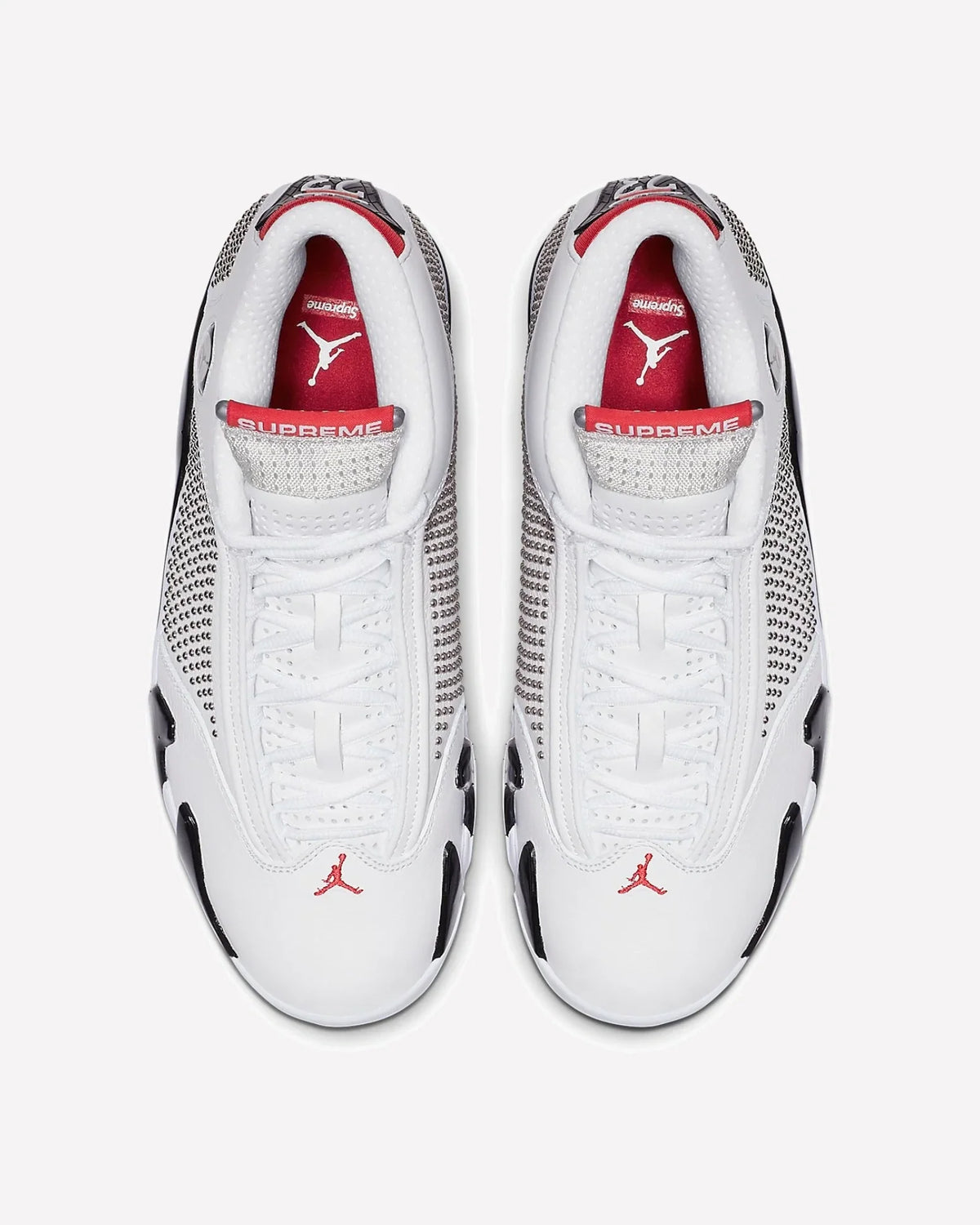 Overkicks - Air Jordan 14 Retro Supreme White (BV7630-106) - imagen 3