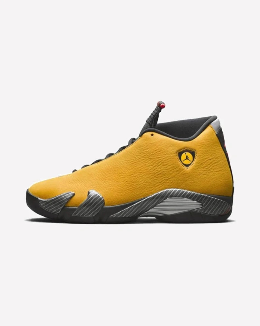 Overkicks - Air Jordan 14 Retro University Gold (BQ3685-706) - vista lateral