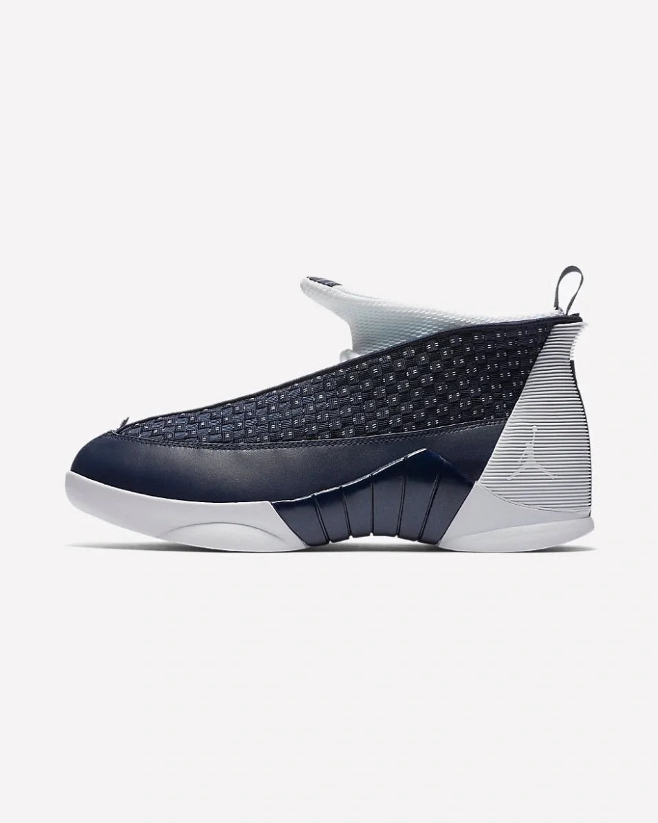 Overkicks - Air Jordan 15 Retro Obsidian (881429-400) - vista lateral