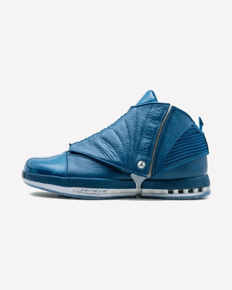 Overkicks - Air Jordan 16 Retro Trophy Room French Blue (854255-416) - vista lateral