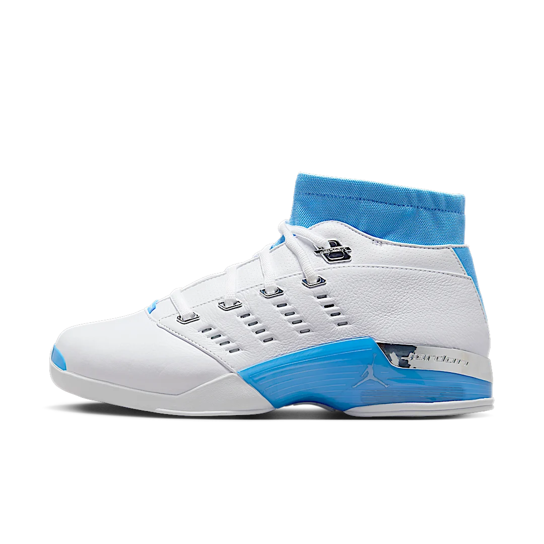 Overkicks - Air Jordan 17 Retro Low SP University Blue (2024) (FJ0395-101) - vista lateral