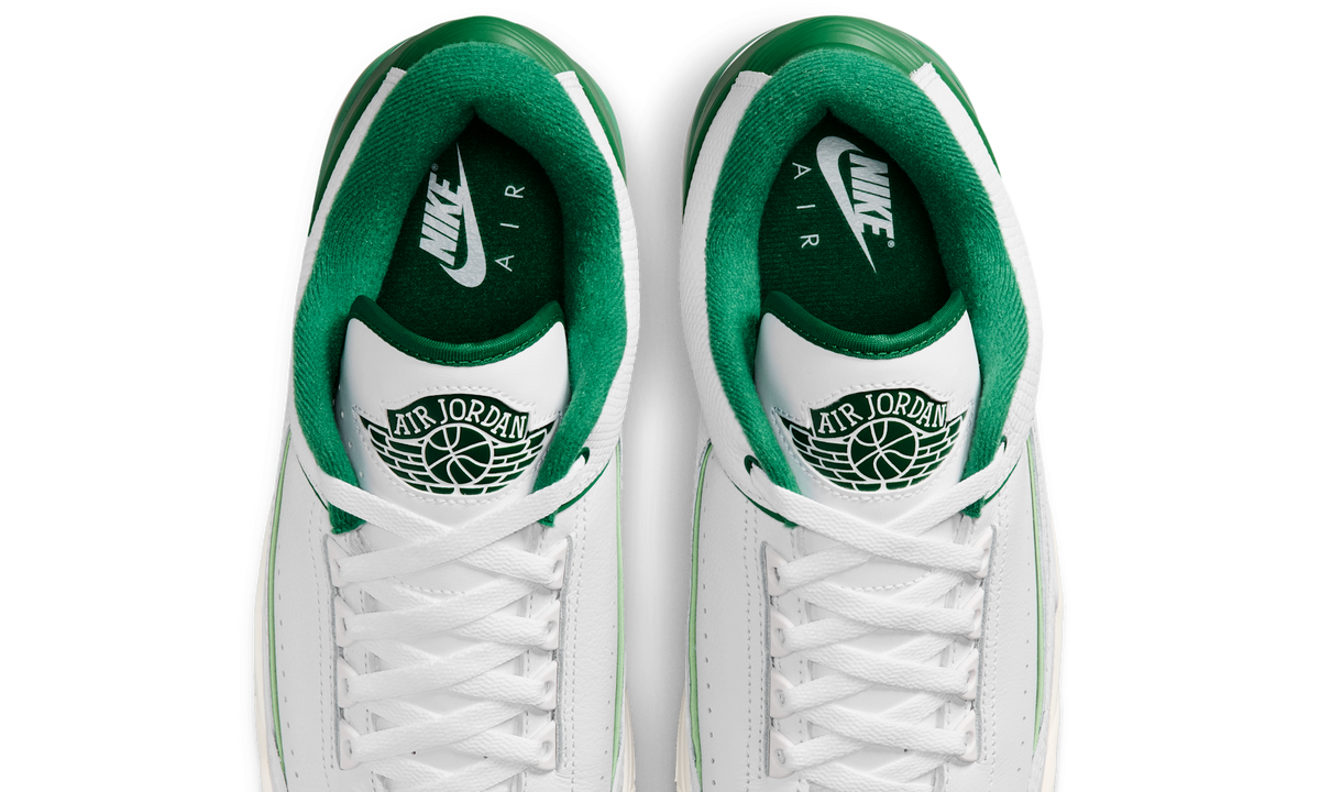 Overkicks - Air Jordan 2/3 White Pine Green (FD0383-103) - vista superior