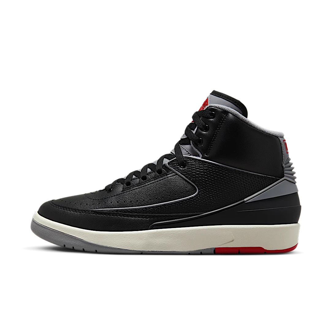 Overkicks - Air Jordan 2 Retro Black Cement (DR8884-001) - vista lateral
