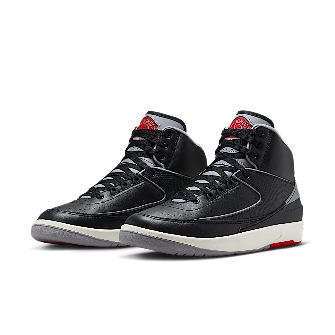 Overkicks - Air Jordan 2 Retro Black Cement (DR8884-001) - vista trasera