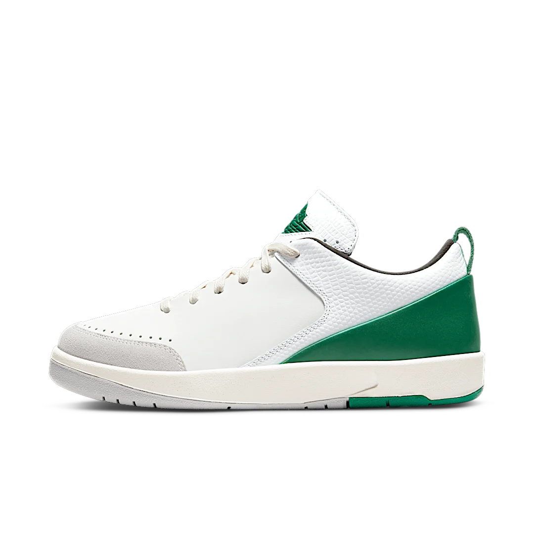 Overkicks - Air Jordan 2 Retro Low SE Nina Chanel Abney White Malachite (DQ0560-160) - vista lateral