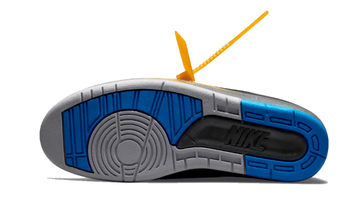 Overkicks - Air Jordan 2 Retro Low SP Off-White Black Blue (DJ4375-004) - par completo