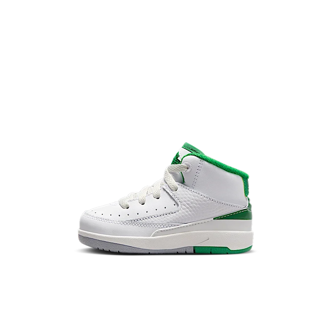 Overkicks - Air Jordan 2 Retro Lucky Green (TD) (DQ8563-103) - vista lateral