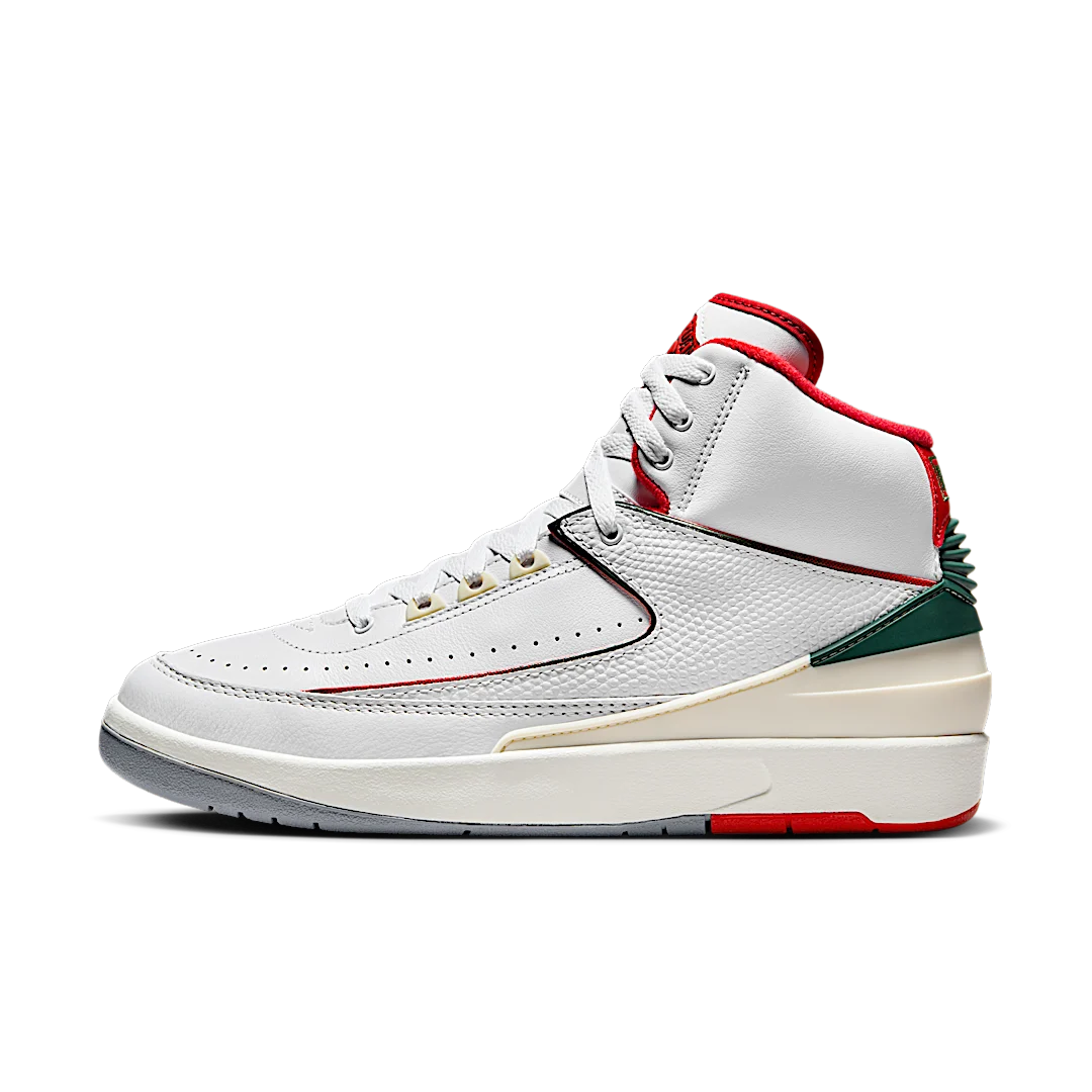 Overkicks - Air Jordan 2 Retro Origins (DR8884-101 / DQ8562-101) - vista lateral