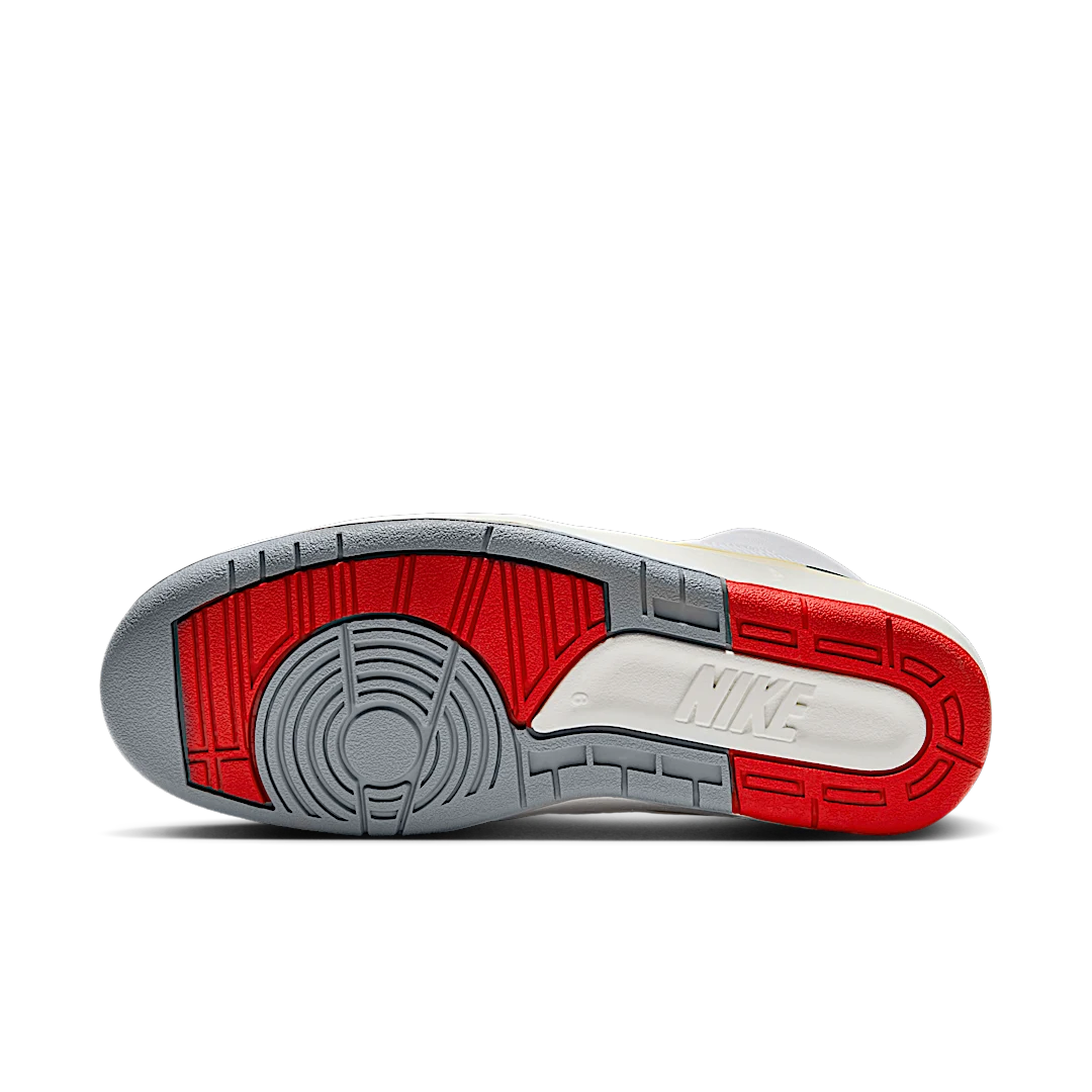 Overkicks - Air Jordan 2 Retro Origins (DR8884-101 / DQ8562-101) - detalle suela