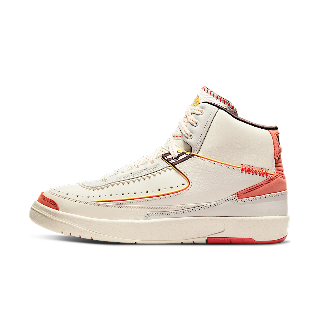 Overkicks - Air Jordan 2 Retro SP Maison Chateau Rouge (DO5254-180) - vista lateral