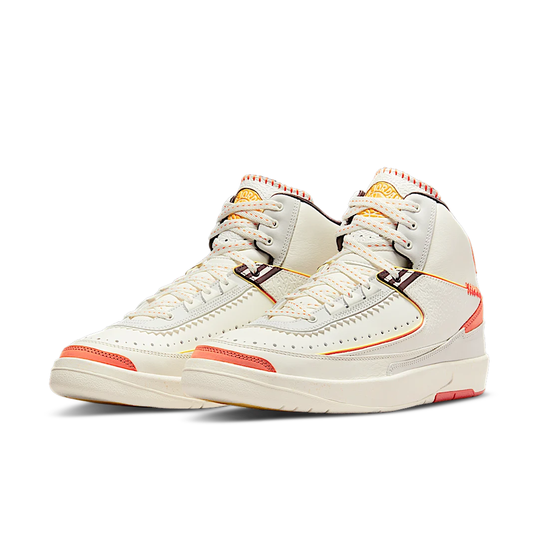 Overkicks - Air Jordan 2 Retro SP Maison Chateau Rouge (DO5254-180) - vista trasera