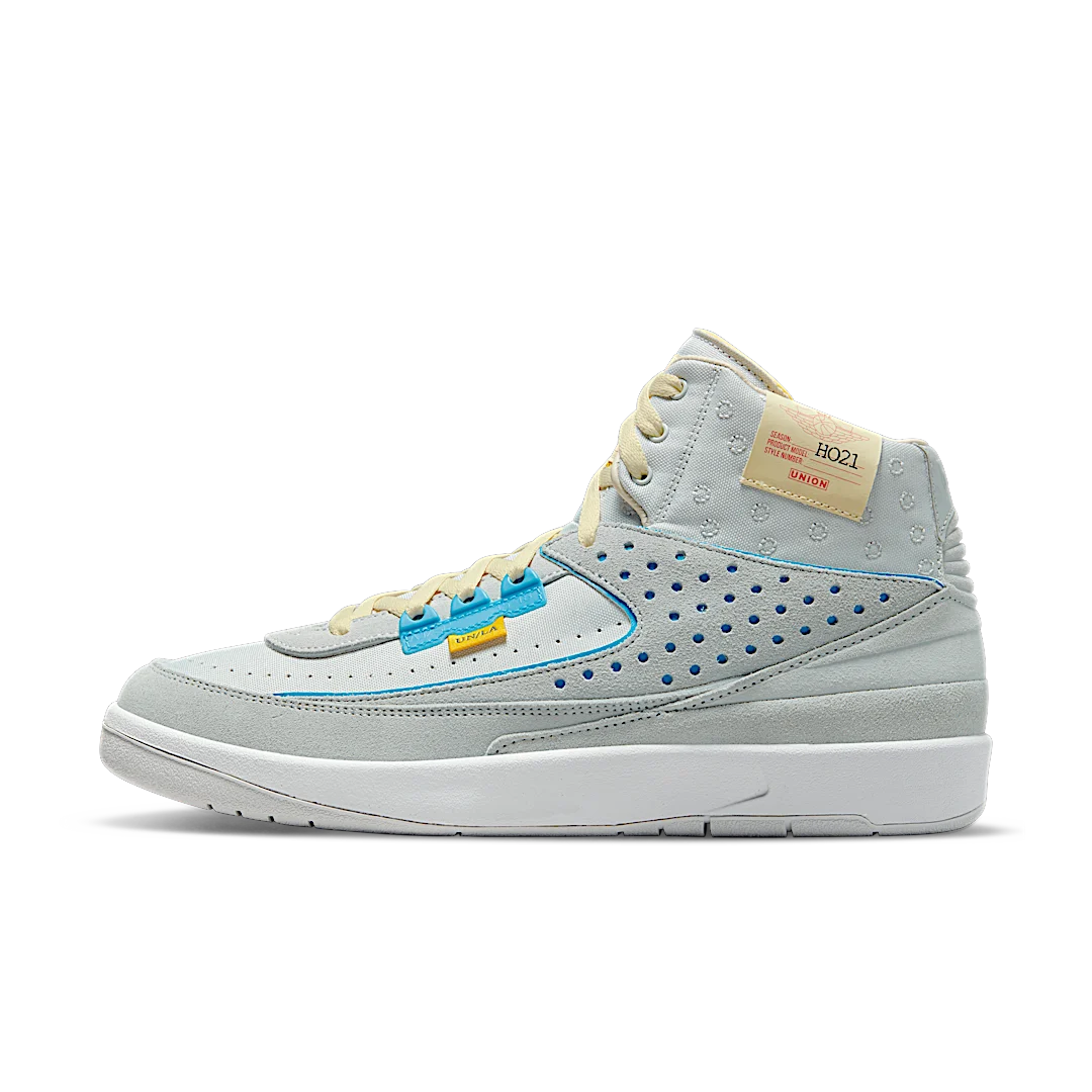 Overkicks - Air Jordan 2 Retro SP Union Grey Fog (DN3802-001) - vista lateral