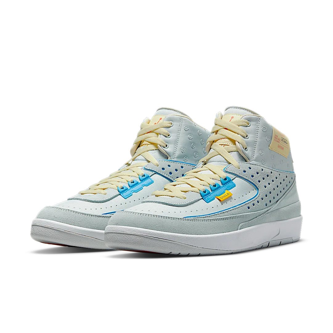 Overkicks - Air Jordan 2 Retro SP Union Grey Fog (DN3802-001) - vista trasera