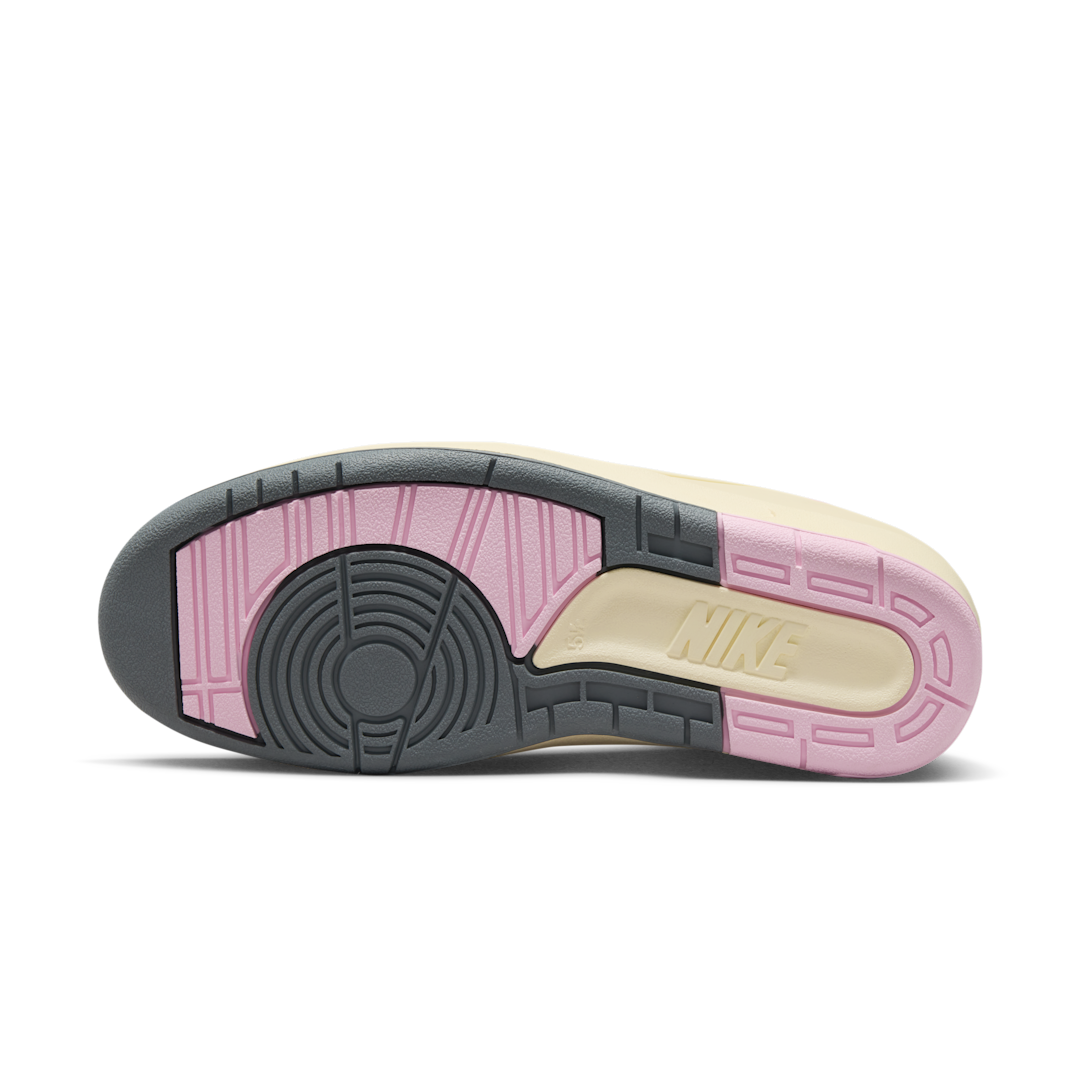 Overkicks - Air Jordan 2 Retro Soft Pink (FB2372-100) - detalle suela