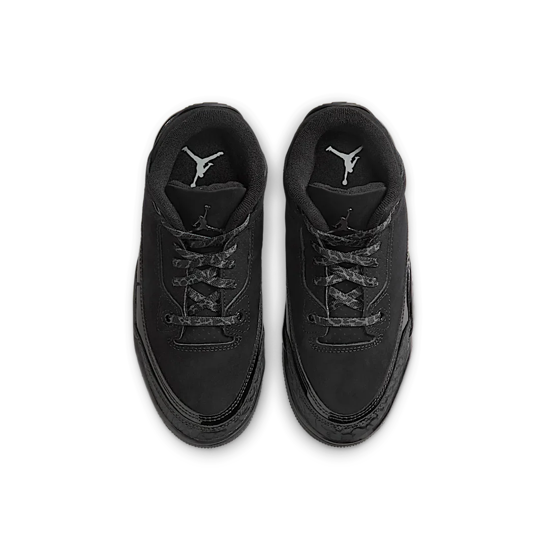 Overkicks - Air Jordan 3 Retro Black Cat (2025) (PS) (DM0966-001) - imagen 3