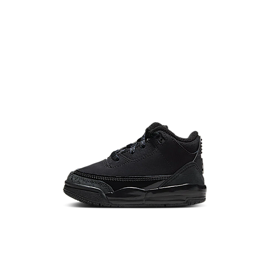 Overkicks - Air Jordan 3 Retro Black Cat (2025) (TD) (DM0968-001) - vista lateral