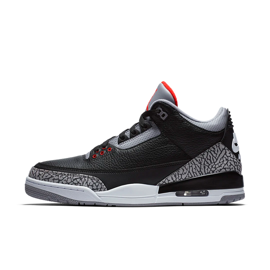 Overkicks - Air Jordan 3 Retro Black Cement (2018) (854262-001) - vista lateral