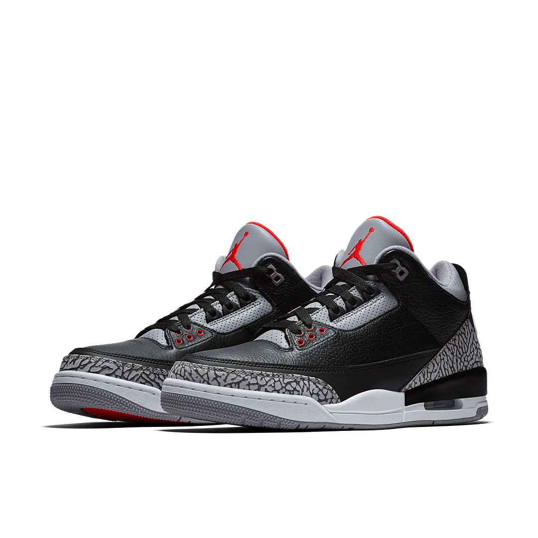 Overkicks - Air Jordan 3 Retro Black Cement (2018) (854262-001) - vista trasera